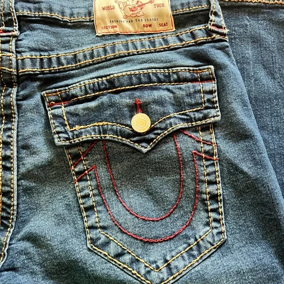 True Religion 34 Geno Relaxed Slim Jeans - Picture 7 of 14